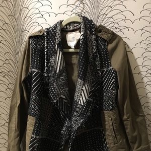 Anthropologie Hei Hei Olive Jacket